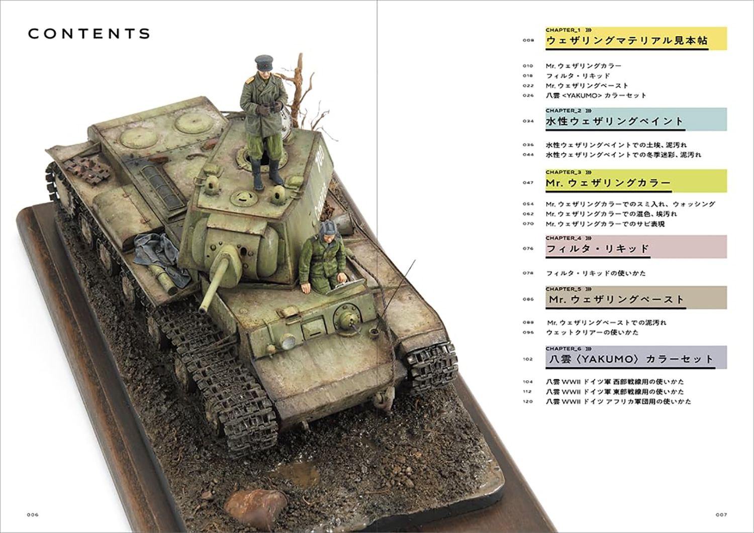 知っておきたい Mr.ウェザリングカラーの使いかた 本 (大日本絵画 戦車関連書籍 No.23404-7) 商品画像_1