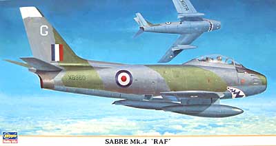 セイバー Mk.4 イギリス空軍 プラモデル (ハセガワ 1/48 飛行機 限定生産 No.09567) 商品画像