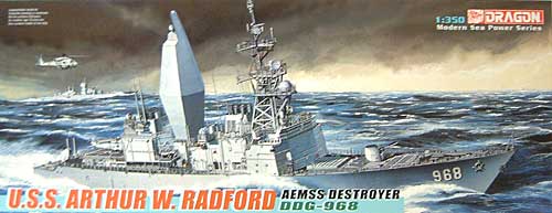 アメリカ海軍 U.S.S. アーサー W ラドフォード AEMSS 駆逐艦 プラモデル (ドラゴン 1/350 Modern Sea Power Series No.1018) 商品画像