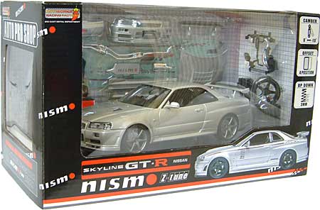ニスモ R34 スカイライン GT-R バージョン Z-チューン (シルバー） ミニカー (ホットワークスレーシングファクトリー 1/24 オート プロ ショップ （AUTO PRP SHOP） No.MS-042403-B) 商品画像