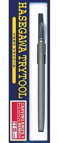 カービングナイフ V (模型用彫刻刀 V） 工具 (ハセガワ トライツール No.TT018) 商品画像