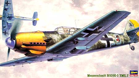 メッサーシュミット Bf109E-3 エミール 3 プラモデル (ハセガワ 1/48 飛行機 JTシリーズ No.JT008) 商品画像