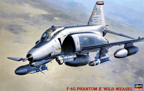 F-4G ファントム 2 ワイルドウィーゼル (アメリカ空軍 戦闘機） プラモデル (ハセガワ 1/48 飛行機 PTシリーズ No.PT009) 商品画像