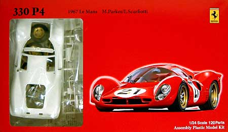 フェラーリ 330P4 1967 ル・マン プラモデル (フジミ 1/24 ヒストリックレーシングカー シリーズ No.旧024) 商品画像