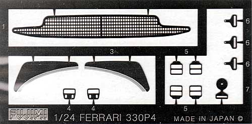 フェラーリ 330P4 1967 ル・マン プラモデル (フジミ 1/24 ヒストリックレーシングカー シリーズ No.旧024) 商品画像_1