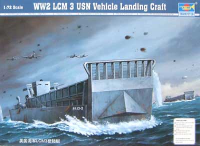 アメリカ海軍 上陸用舟艇 LCM-3 プラモデル (トランペッター 1/72 AFVシリーズ No.07213) 商品画像