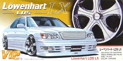 レーベンハート LD5 LX (19インチ・引っ張りタイヤ） プラモデル (アオシマ 1/24 VIPカー　パーツシリーズ No.058) 商品画像