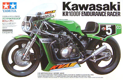 カワサキ KR1000F 耐久レーサー プラモデル (タミヤ 1/12 オートバイシリーズ No.012) 商品画像