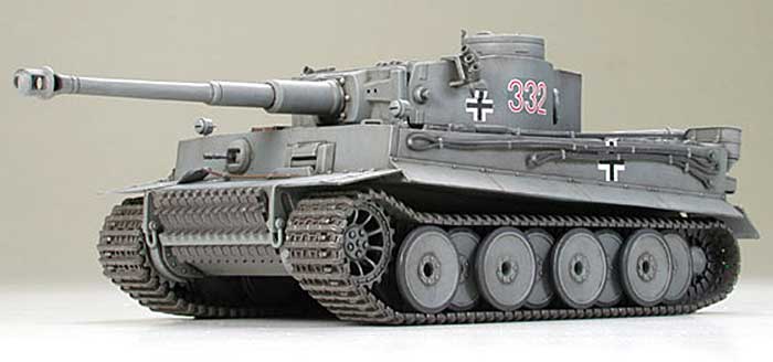 ドイツ重戦車 タイガー 1型 初期生産型 プラモデル (タミヤ 1/48 ミリタリーミニチュアシリーズ No.004) 商品画像_2