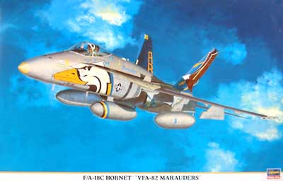 F/A-18C ホーネット VFA-82 マローダーズ プラモデル (ハセガワ 1/48 飛行機 限定生産 No.09570) 商品画像