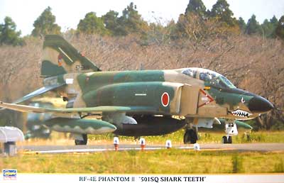 RF-4E ファントム 2 第501飛行隊 シャークティース プラモデル (ハセガワ 1/48 飛行機 限定生産 No.09574) 商品画像