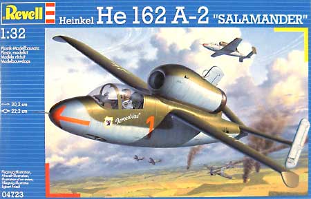 ハインケル He162A-2 サラマンダー プラモデル (レベル 1/32 Aircraft No.04723) 商品画像
