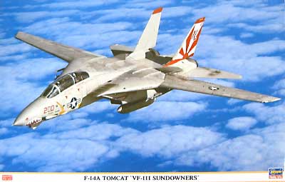 F-14A トムキャット VF-111 サンダウナーズ プラモデル (ハセガワ 1/48 飛行機 限定生産 No.09577) 商品画像