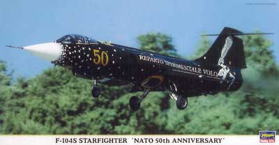 F-104S スターファイター NATO 50周年記念 プラモデル (ハセガワ 1/48 飛行機 限定生産 No.09578) 商品画像