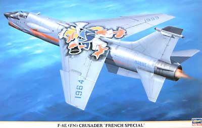F-8E クルーセイダー フランス スペシャル プラモデル (ハセガワ 1/48 飛行機 限定生産 No.09580) 商品画像
