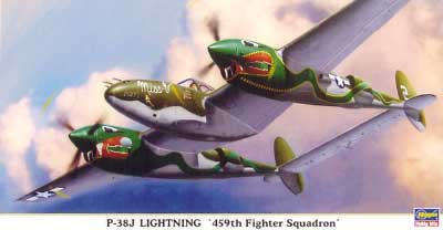 P-38J ライトニング 第459戦闘飛行隊 プラモデル (ハセガワ 1/48 飛行機 限定生産 No.09582) 商品画像