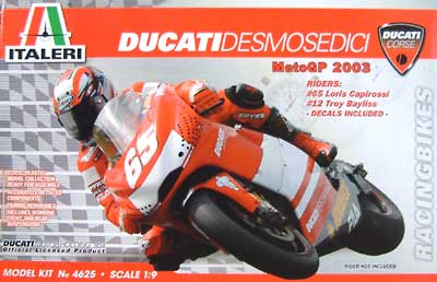 ドゥカティ デスモセディチ MotoGP 2003 プラモデル (イタレリ 1/9 モーターサイクル No.4625) 商品画像