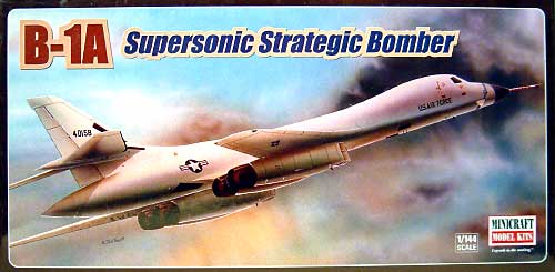 B-1A 超音速戦略爆撃機 プラモデル (ミニクラフト 1/144 軍用機プラスチックモデルキット No.11606) 商品画像