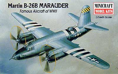B-26B マローダー プラモデル (ミニクラフト 1/144 軍用機プラスチックモデルキット No.14406) 商品画像