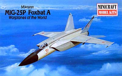 MiG-25P フォックスバットA プラモデル (ミニクラフト 1/144 軍用機プラスチックモデルキット No.14428) 商品画像