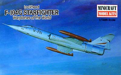 F-104G スターファイター プラモデル (ミニクラフト 1/144 軍用機プラスチックモデルキット No.14429) 商品画像