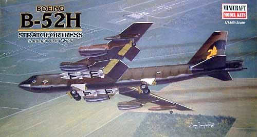 B-52H スーパーフォートレス プラモデル (ミニクラフト 1/144 軍用機プラスチックモデルキット No.14430) 商品画像