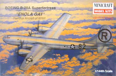 B-29A スーパーフォートレス エノラ・ゲイ プラモデル (ミニクラフト 1/144 軍用機プラスチックモデルキット No.14485) 商品画像