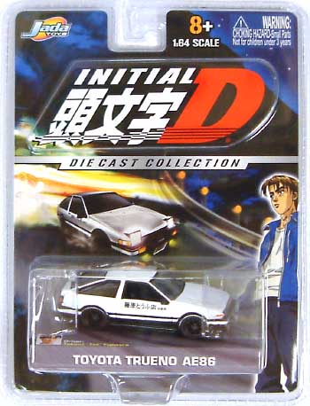 トヨタ トレノ AE86 ミニカー (Jada TOYS 頭文字D ダイキャストコレクション No.12007) 商品画像