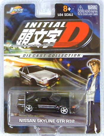 ニッサン スカイライン GTR R32 ミニカー (Jada TOYS 頭文字D ダイキャストコレクション No.12007) 商品画像