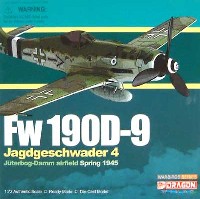 ドラゴン 1/72 ウォーバーズシリーズ （レシプロ） フォッケウルフ Fw190D-9 JG4 1945年1月