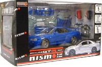 ニスモ R34 スカイライン GT-R Vスペック2 S/Rチューン (ベイサイドブルー）