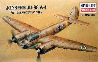 ミニクラフト 1/144 軍用機プラスチックモデルキット Ju88A-4