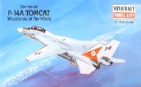 ミニクラフト 1/144 軍用機プラスチックモデルキット F-14A トムキャット