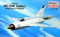 ミニクラフト 1/144 軍用機プラスチックモデルキット MiG-21PF フィッシュベッド