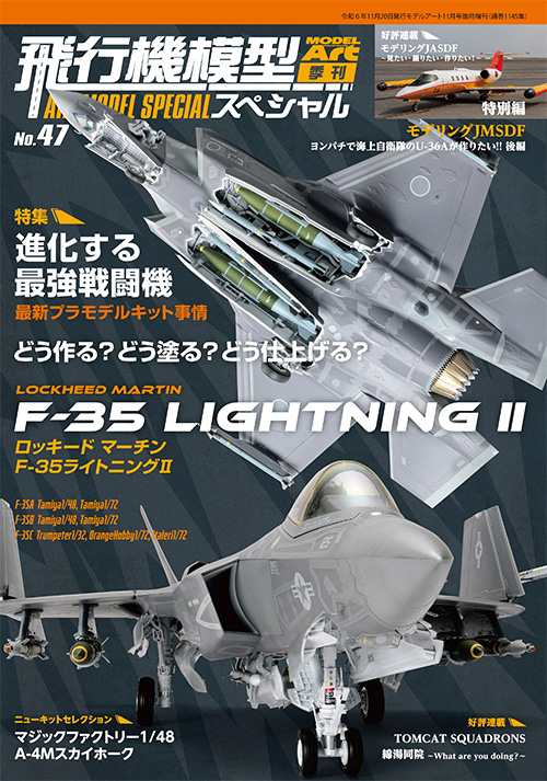 飛行機模型スペシャル No.47 進化する最強戦闘機 ロッキード マーチン F-35 ライトニング 2 本 (モデルアート 飛行機模型スペシャル No.047) 商品画像