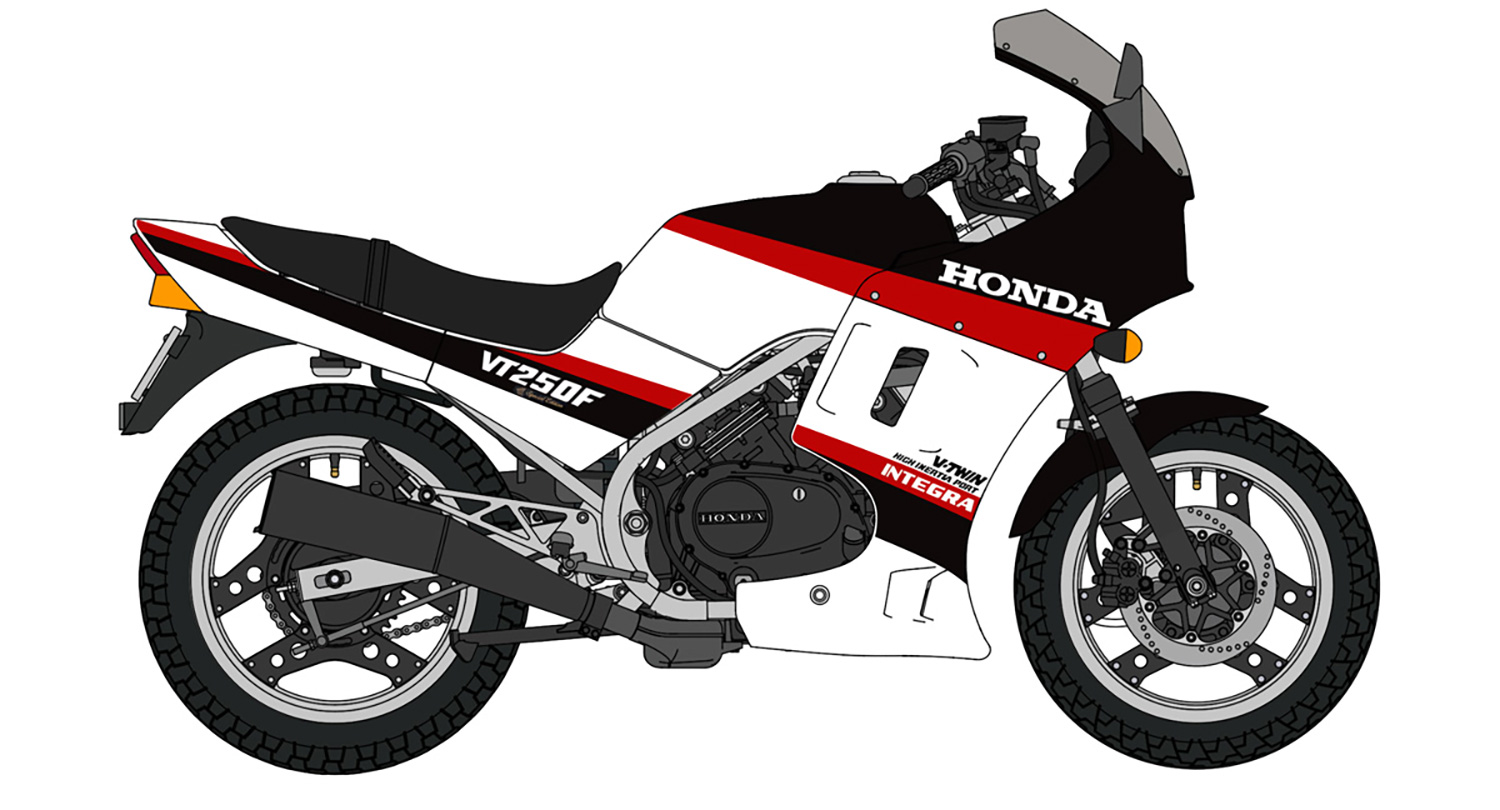 ホンダ VT250F (MC08) インテグラ 1985 ウイングスペシャルエディション プラモデル (ハセガワ 1/12 バイク 限定生産 No.21765) 商品画像_1