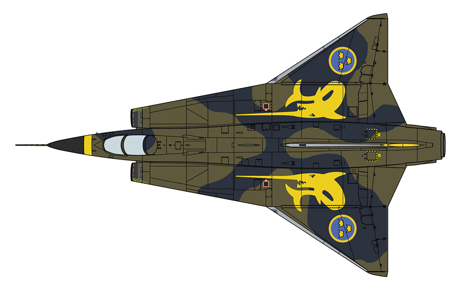 J35J ドラケン F10 航空団スペシャルマーキング プラモデル (ハセガワ 1/48 飛行機 限定生産 No.07547) 商品画像_1