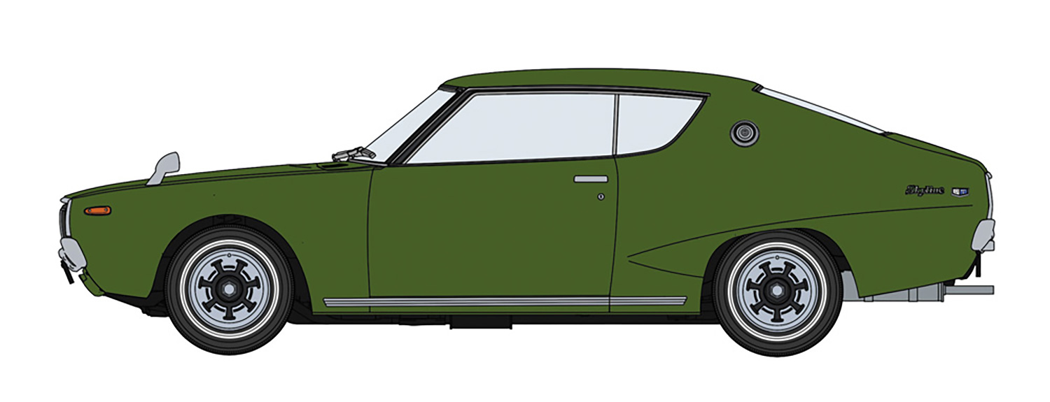 ニッサン スカイライン HT 2000GT (KGC110) プラモデル (ハセガワ 1/24 自動車 限定生産 No.20743) 商品画像_1