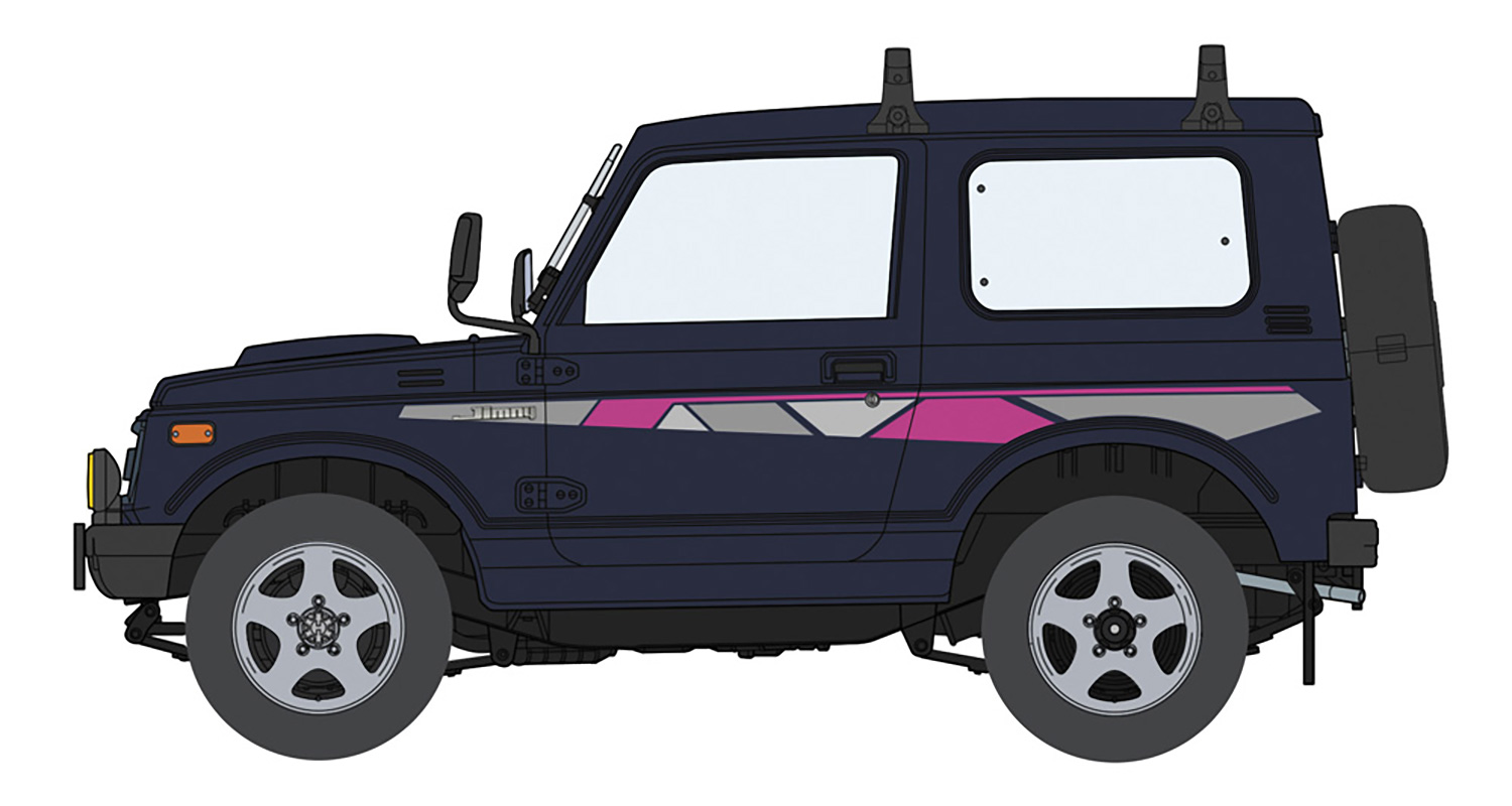スズキ ジムニー JA11-3型 w/ベースキャリア プラモデル (ハセガワ 1/24 自動車 限定生産 No.20744) 商品画像_1