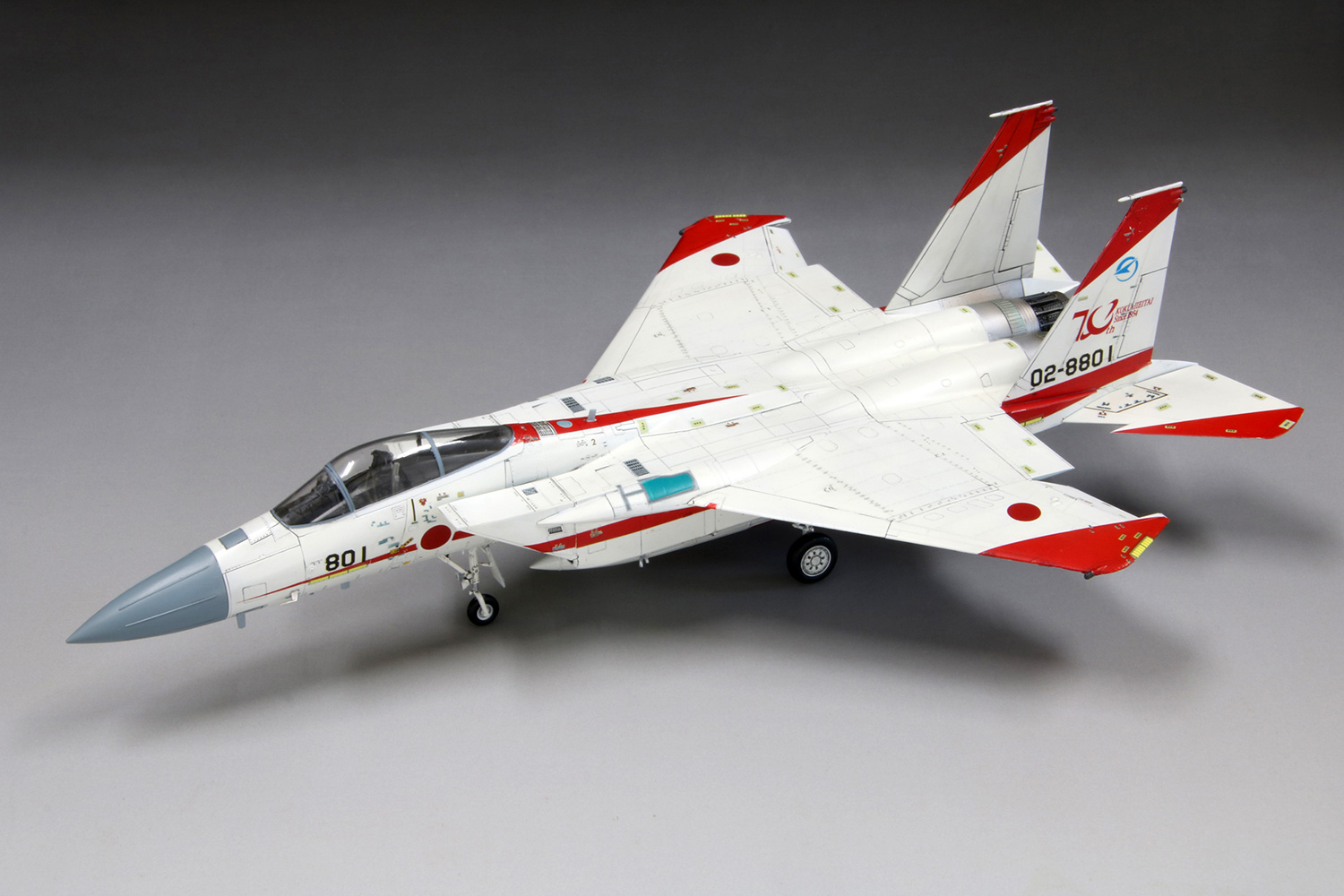 航空自衛隊 F-15J 戦闘機 飛行開発実験団 空自創設70周年 記念塗装機 プラモデル (ファインモールド 1/72 航空機 限定品 No.FK004) 商品画像_3
