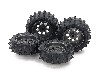 EZシャーシ スパイクタイヤ＆ホイールセット