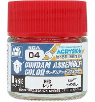 ガンダムアッセンブルカラー レッド (つや消し)