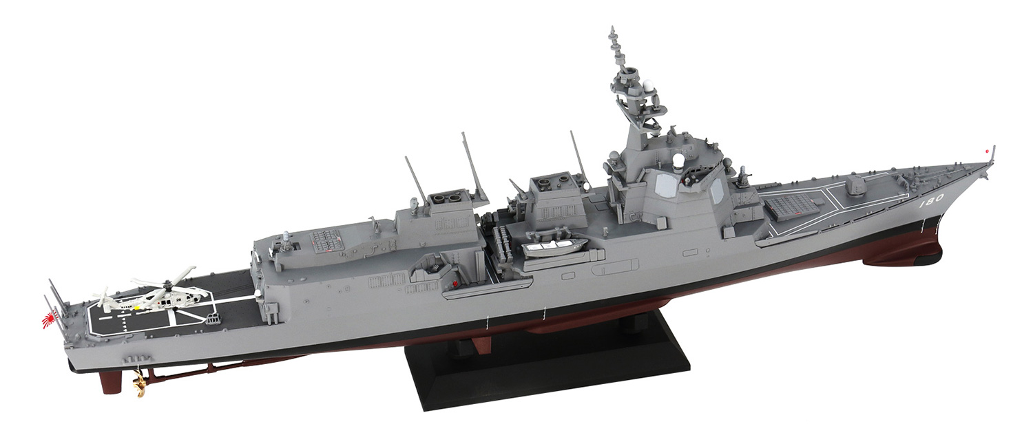 海上自衛隊 イージス護衛艦 DDG-180 はぐろ 旗・旗竿・艦名プレート エッチングパーツ付き 限定版 プラモデル (ピットロード 1/700 スカイウェーブ J シリーズ No.J096NH) 商品画像_3