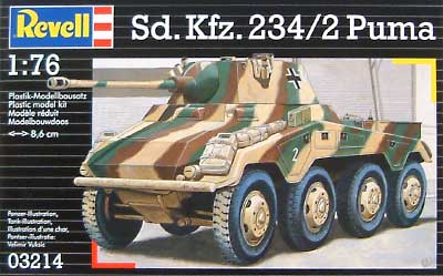 Sd.Kfz.234/2 プーマ プラモデル (レベル 1/76 ミリタリー No.03214) 商品画像