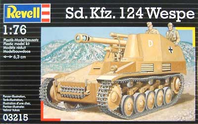 Sd.Kfz.124 ヴェスペ プラモデル (Revell 1/76 ミリタリー No.03125) 商品画像