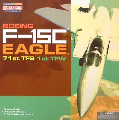 F-15C イーグル 71st TFS 1st TFW 完成品 (ドラゴン 1/72 ウォーバーズシリーズ （ジェット） No.50104) 商品画像