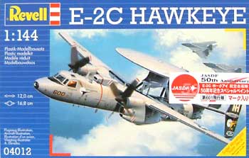 E-2C ホークアイ 航空自衛隊50周年記念塗装機 プラモデル (レベル 1/144 飛行機 No.04012) 商品画像