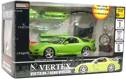 マツダ RX-7 〔FD3S 2001〕 VERTEX RX-7 デモVer. ミニカー (ホットワークスレーシングファクトリー 1/24 オート プロ ショップ （AUTO PRP SHOP） No.MS042402E) 商品画像