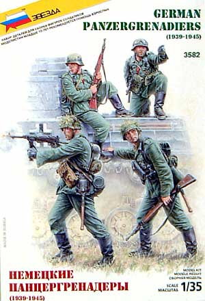 WW2 ドイツ軍擲弾兵セット プラモデル (ズベズダ （Zvezda） 1/35 ミリタリー No.3582) 商品画像