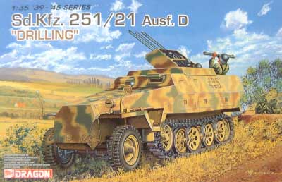 Sd.Kfz.251/21 Ausf.D 対空自走砲(Driｌｌing） プラモデル (ドラゴン 1/35 